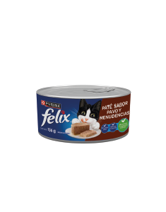 Comida Húmeda para Gatos Felix Adultos Sabor Pavo 156 g