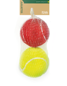 Pack de pelotas tenis perro 2un