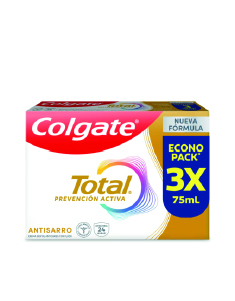 Pasta Dental Colgate Total Antisarro 3x75mL